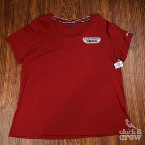 Disney Parks Star Wars Black Spire Outpost Red T Shirt Women’s 1X Plus NWT